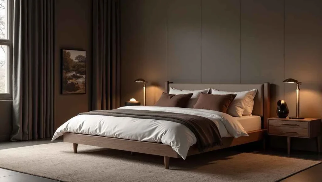 20 Masculine Dark Taupe Bedroom Ideas