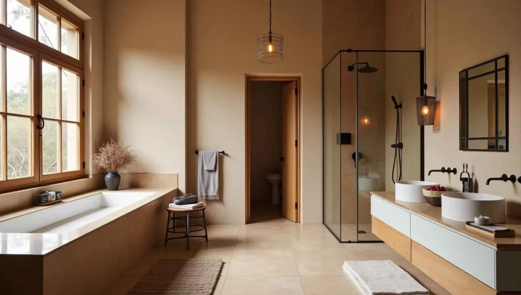 10 Moroccan Clay Bathrooms