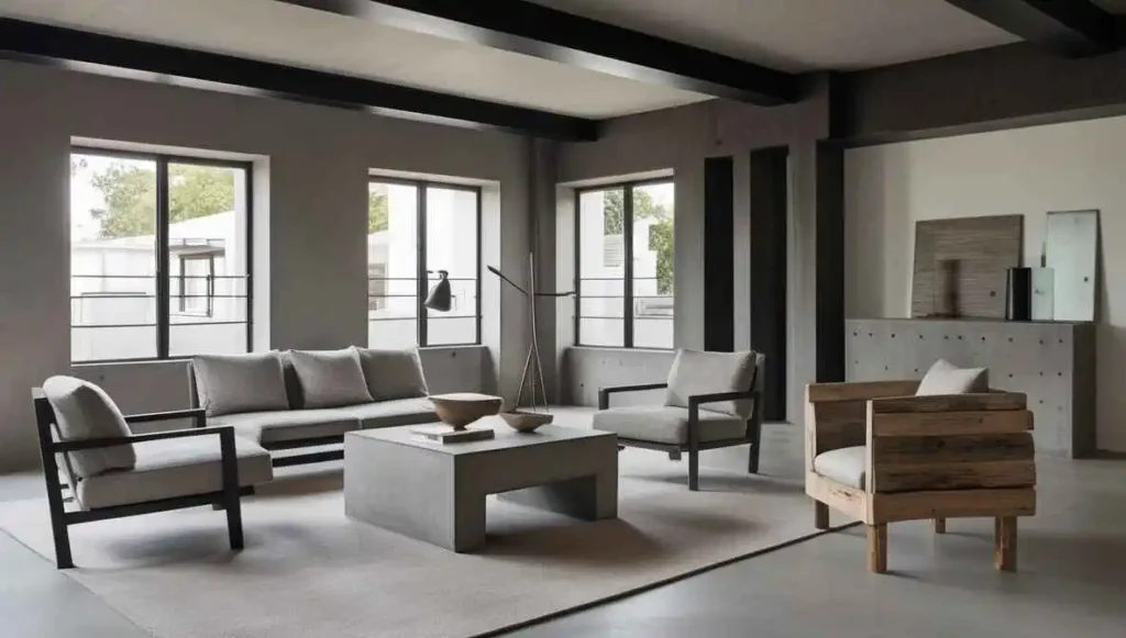 Add Brutalist Furniture Pieces