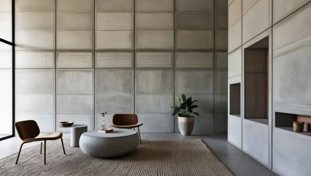 Incorporate Raw Concrete Walls