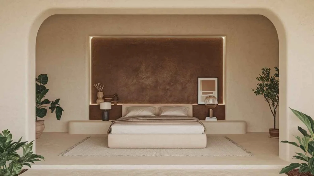 15 Trendy Brown & Beige Minimalist Bedroom Ideas