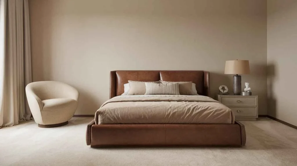 15 Trendy Brown & Beige Minimalist Bedroom Ideas